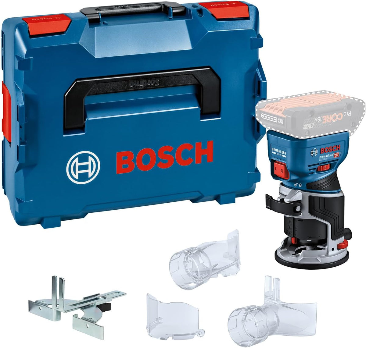 Aspirapolvere, Bosch Professional, 18 V, 8 mm, Nero