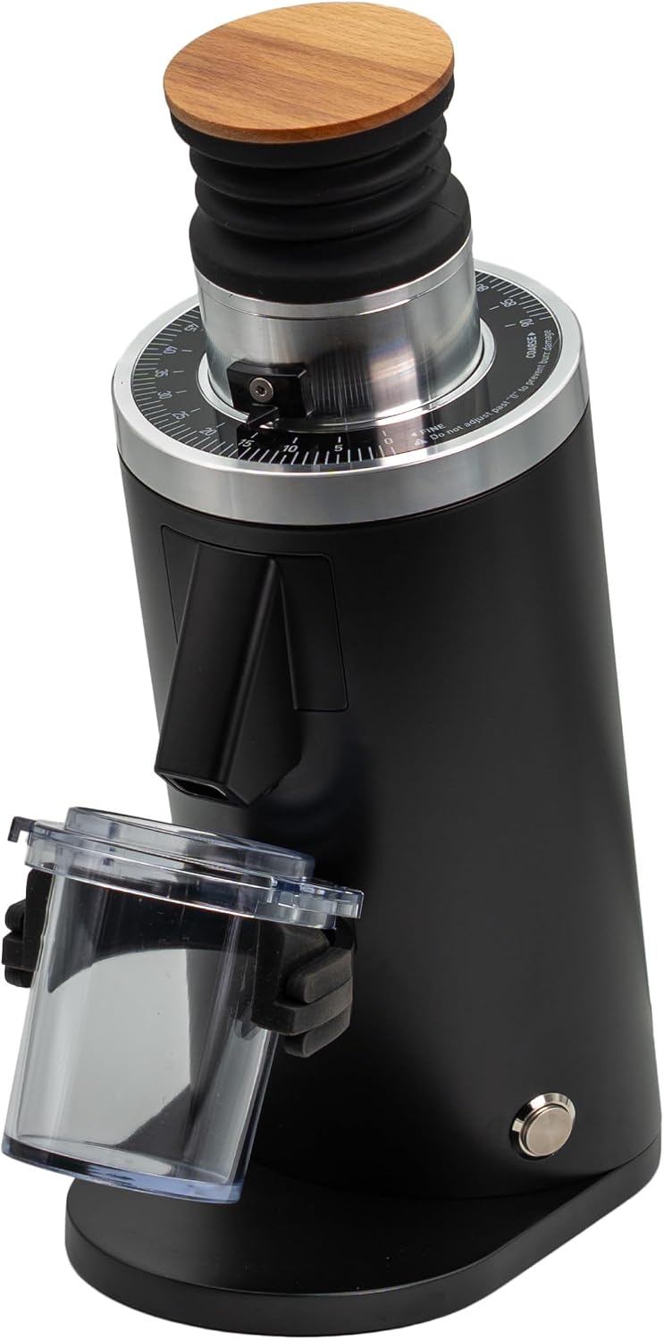 MiiCoffee, Macinacaffè a umido, DF54, 54 mm, Nero, acciaio inox