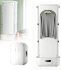 Armadio, Generico, 900 W, 60×45×150 cm, Bianco, struttura pieghevole, telecomando, funzionamento senza fili