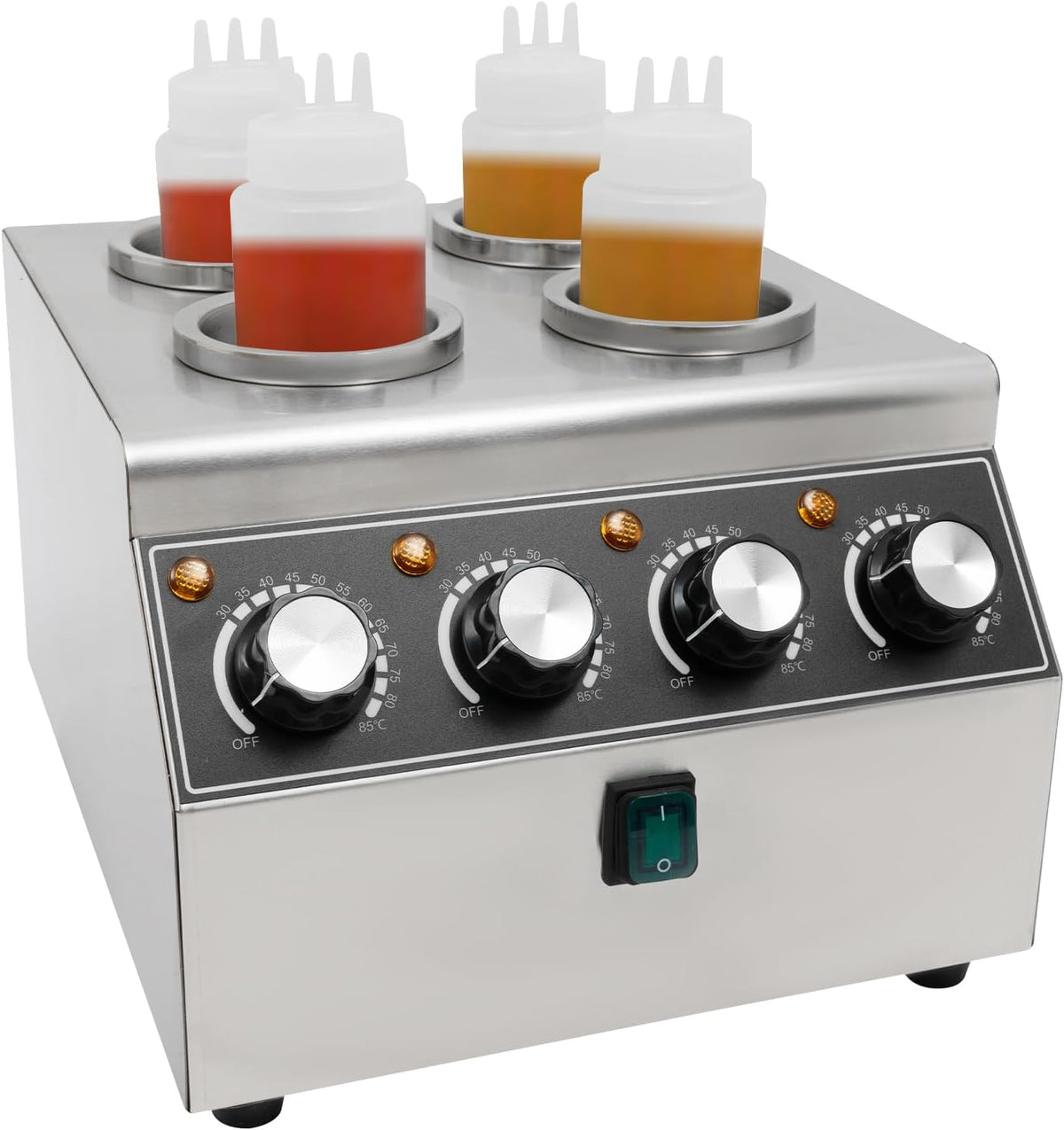 Tavolo, Royyalpa, 800 W, 4 bottiglie, 0,68 l, Argento, acciaio inox