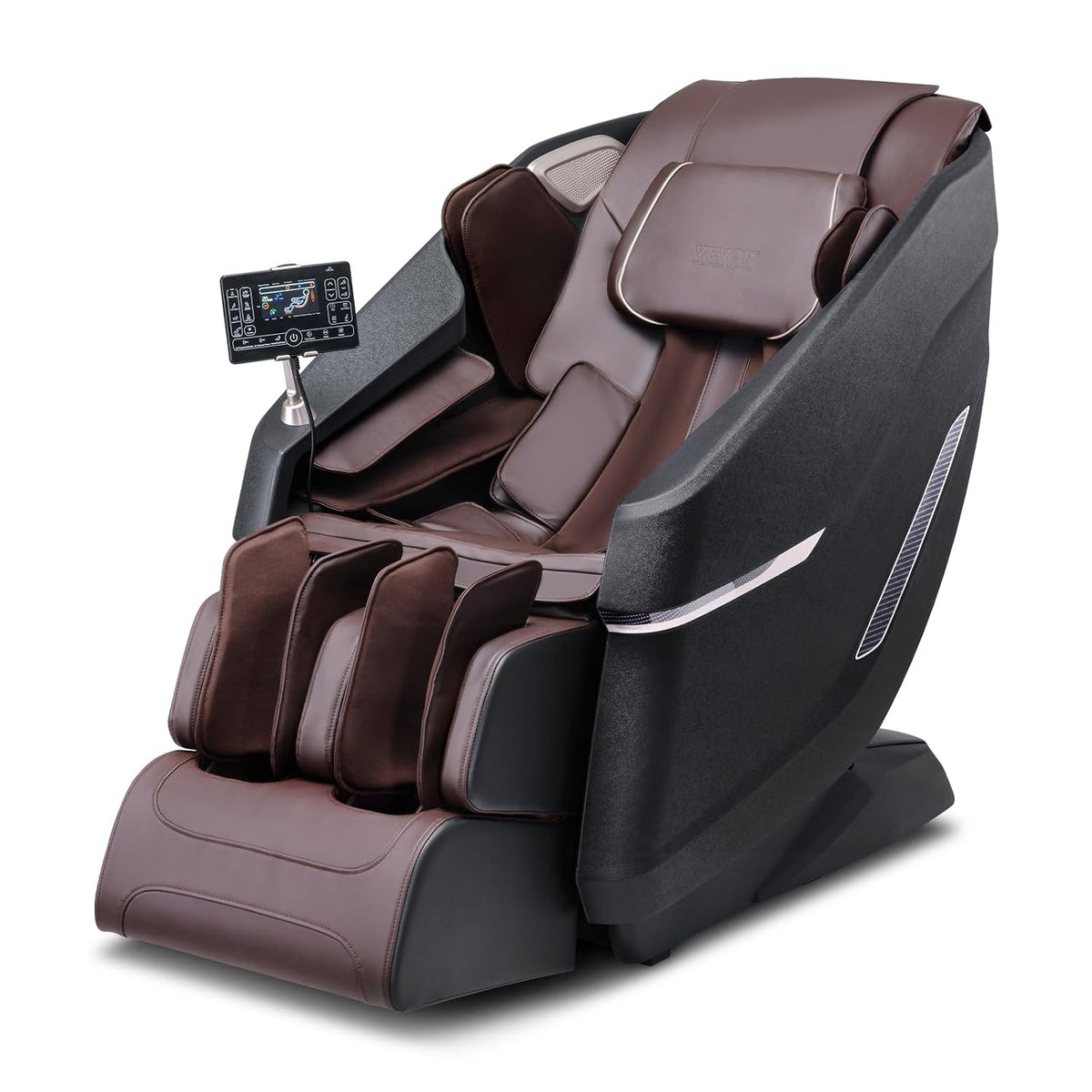 Poltrona relax, VEVOR, Grigio, Bluetooth