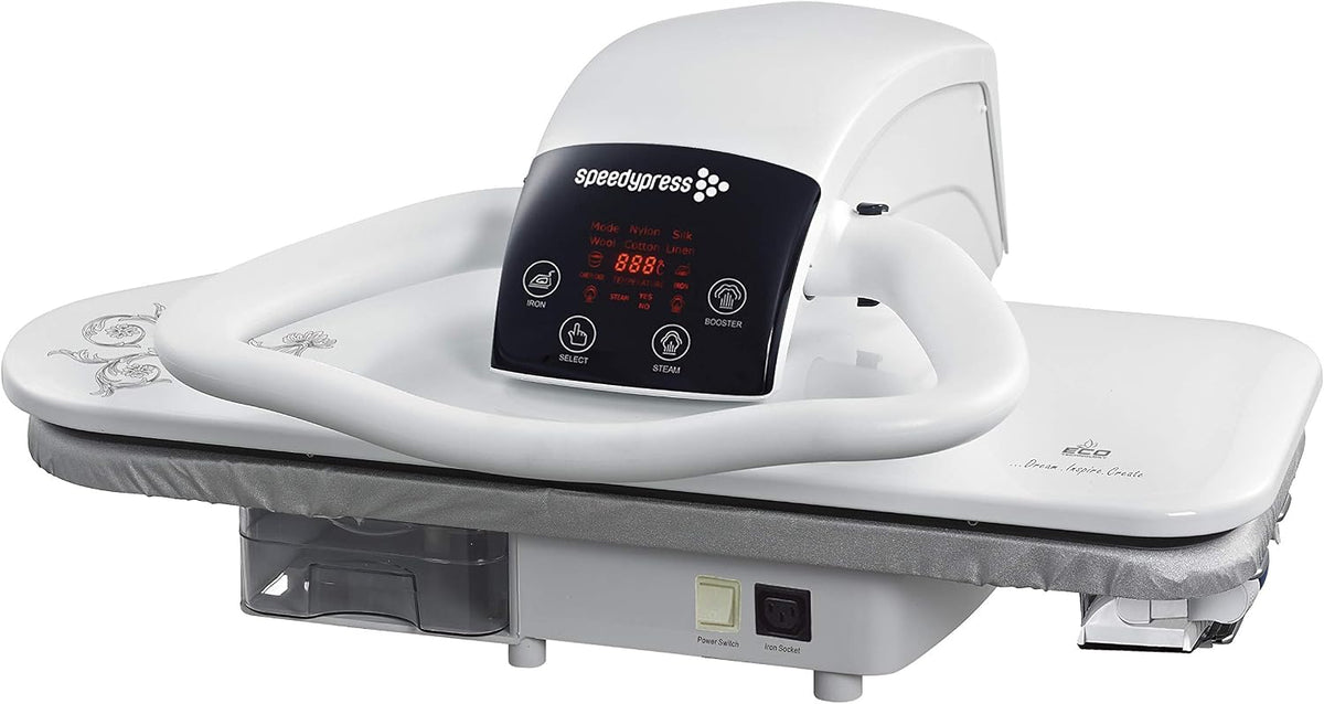 Speedypress, Presse da stiro, 68 cm, 68 x 27,5 cm, 50 kg, Bianco, spegnimento automatico, protezione dal surriscaldamento
