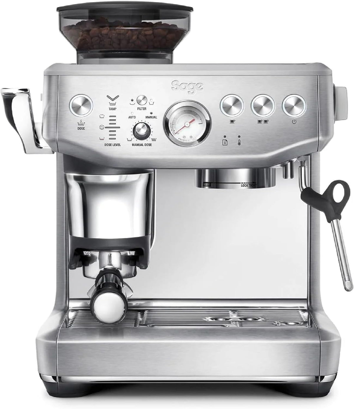 Sage, Macchina da caffè automatica, Argento, acciaio inox