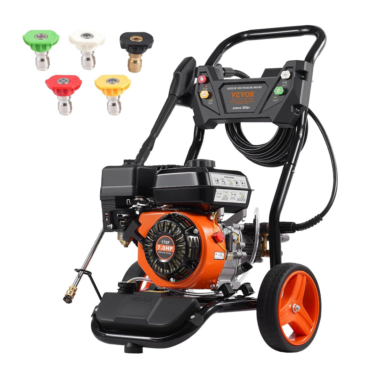 VEVOR, Idropulitrice, 10 L, Nero