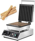 HTTGDGDH, Macchine per Waffle, 1750 W, 2,5 cm, 300 °C, Nero, acciaio inox, illuminazione LED, timer