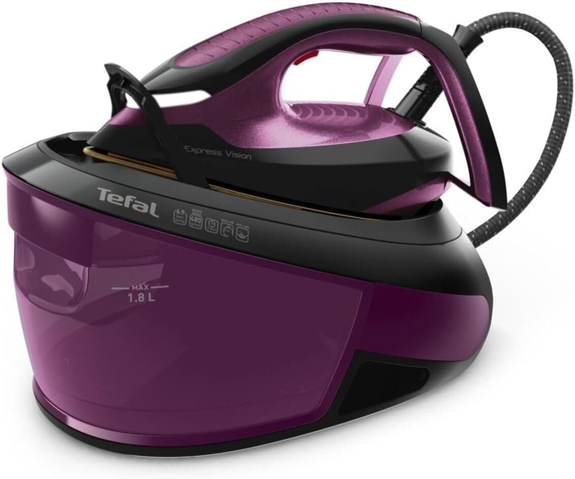 Tefal, Ferri a caldaia, SV8152, 1,8 l, Nero, illuminazione LED