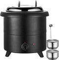 Credenza, QUSYZD, 400 W, 13 L, 42 mm, Nero, acciaio inox