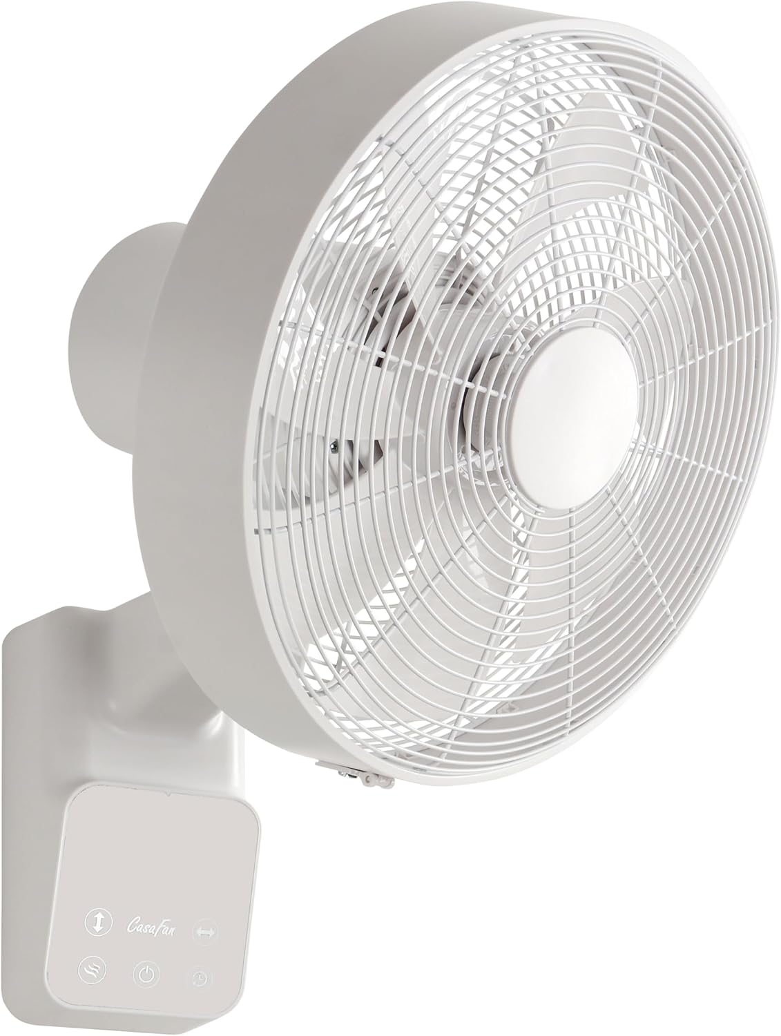 CasaFan, Ventilatori da parete, 45 W, 404 cm, 540 mm, Bianco, telecomando, timer