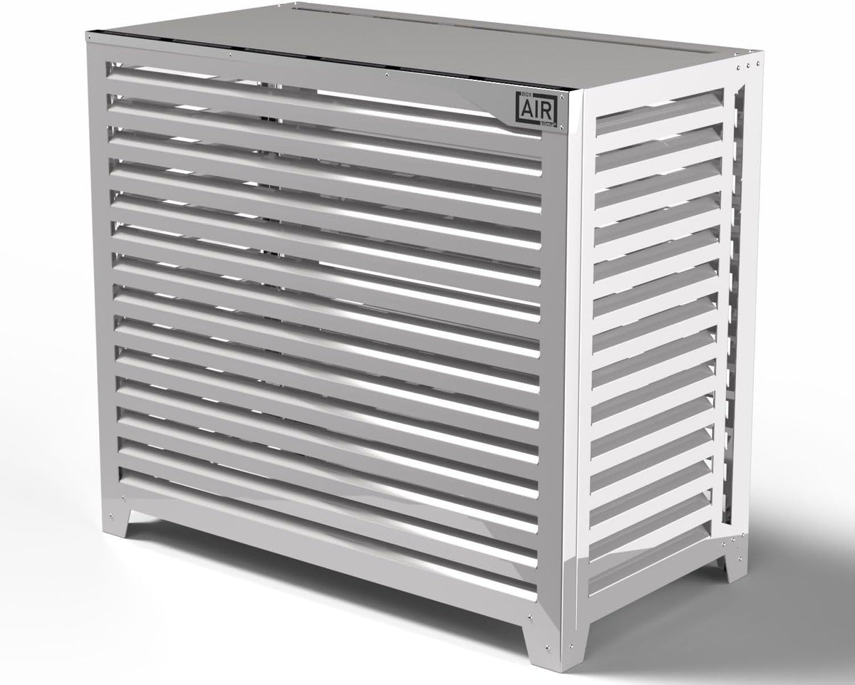 Bonussi, Cover, 135x74x112 cm, 6 cm, Bianco, alluminio, pompa di calore