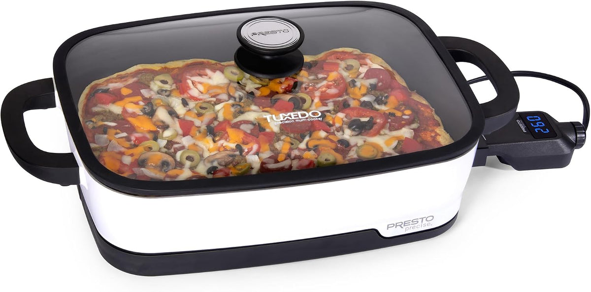 Multi-Cooker, Presto, 16 pollici, 40,6 cm, Nero, illuminazione LED