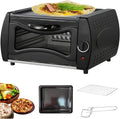 Forno elettrico, 2100 W, 8,6 pollici, Nero/Argento
