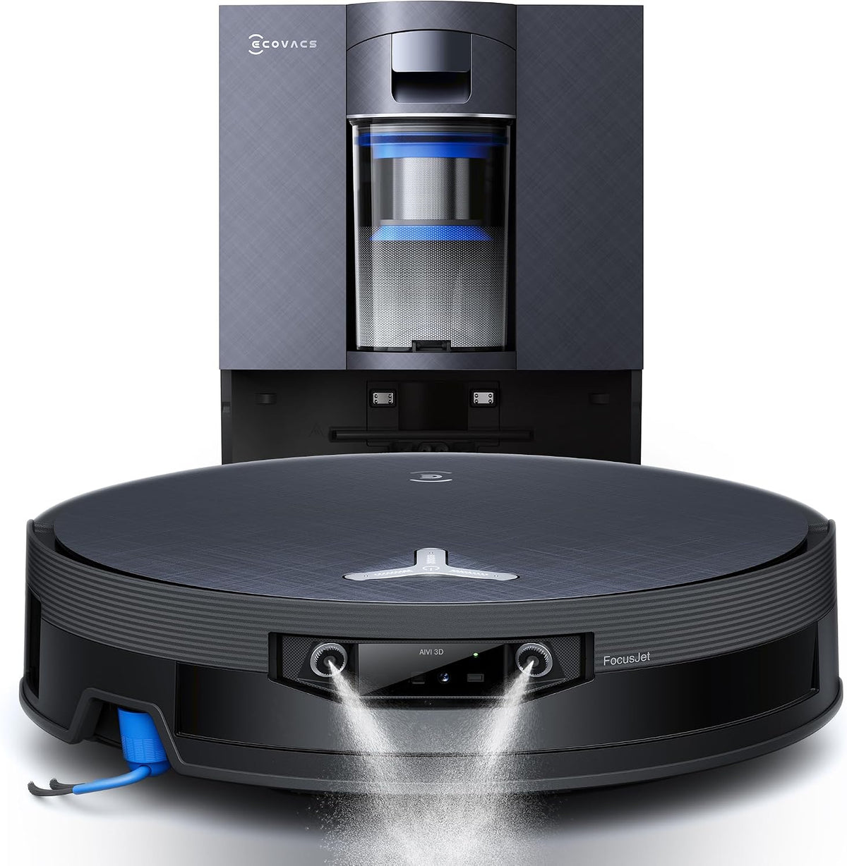 ECOVACS, Robot aspirapolvere, X12, Nero