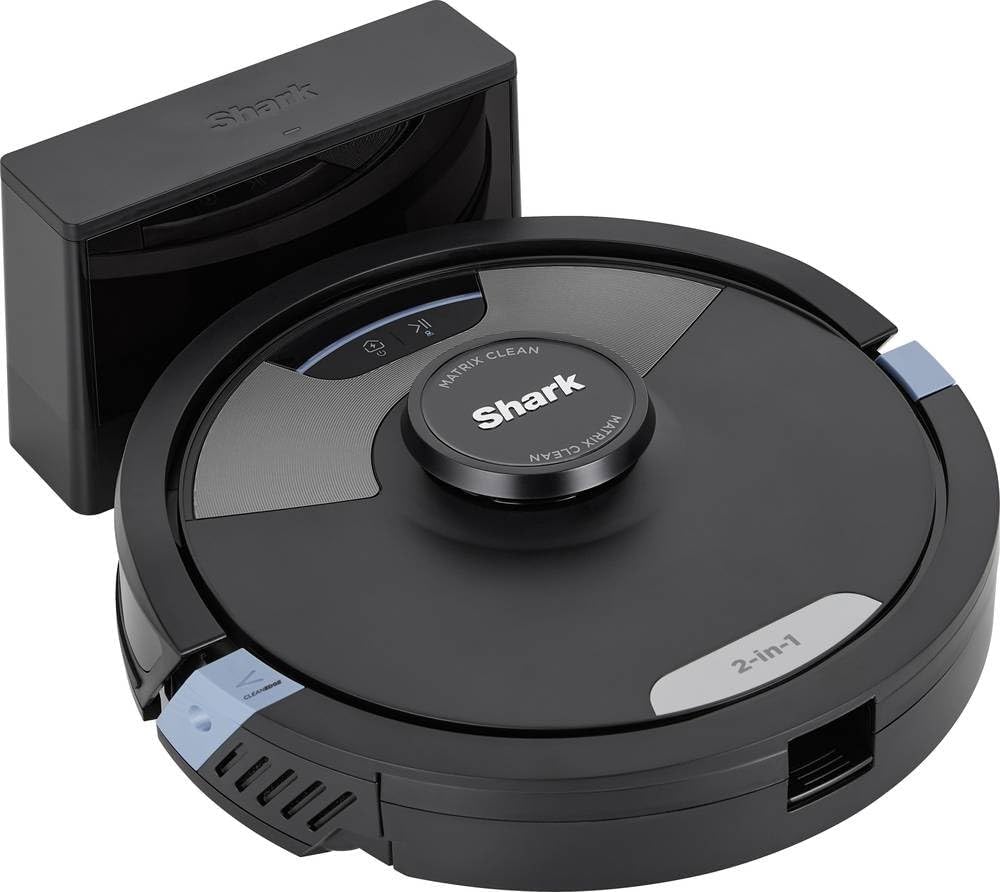 Shark, Robot aspirapolvere, Nero, 2 in 1