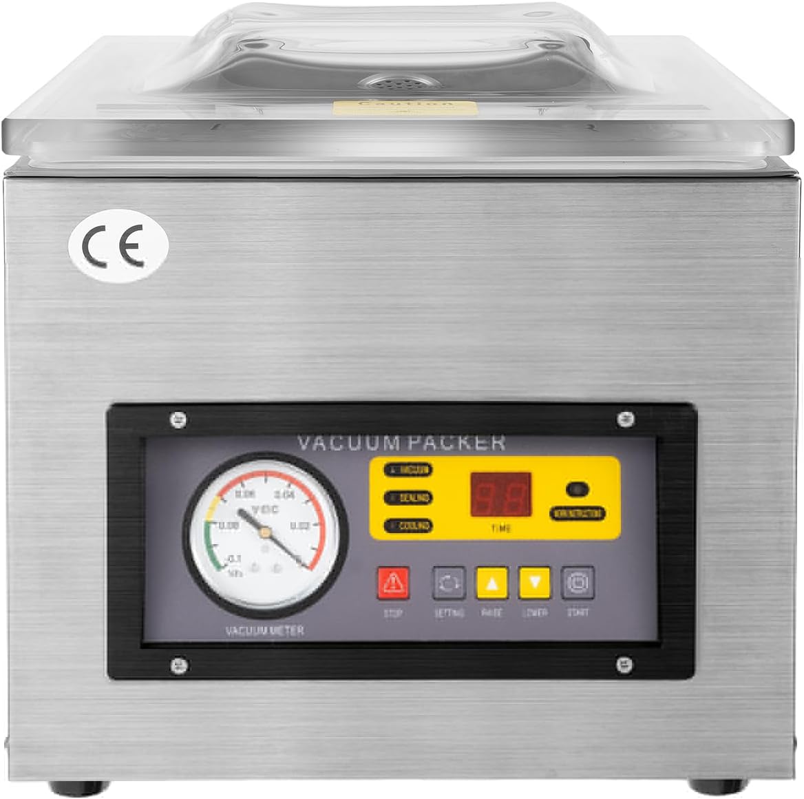 Tavolo, NeNchengLi, 120 W, 5,5 l, 28 x 33 x 5,5 cm, Argento, acciaio inox