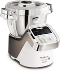 Robot da cucina, HF906B10, Moulinex, 4,5 L, 1550 W, 37,7 x 33,3 x 32,3 cm, Bianco, acciaio inox