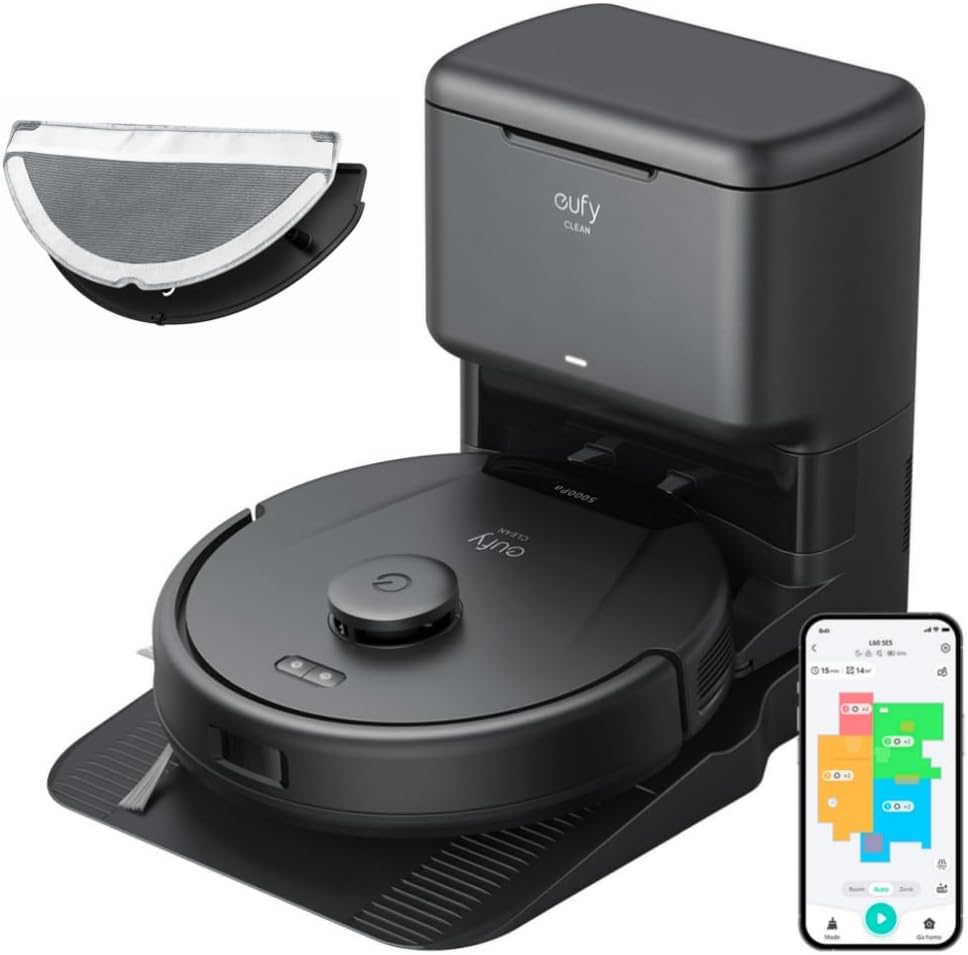 Aspirapolvere, L60, Amazon Renewed, Nero, autopulizia