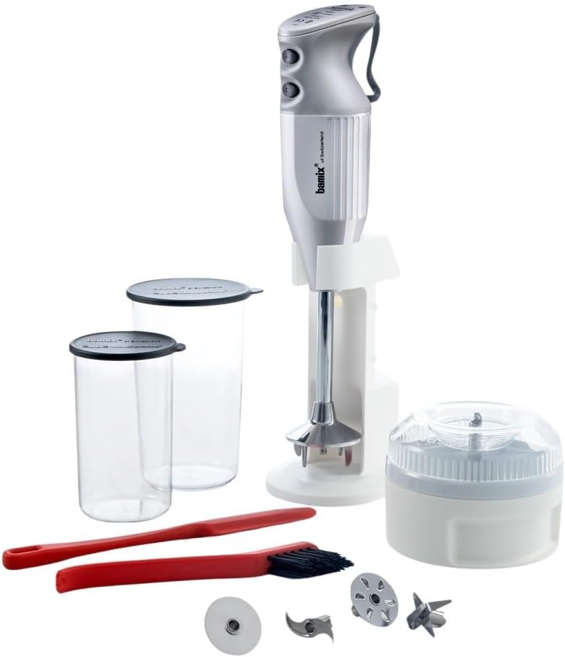 bamix, Frullatore, M350, 240 V, Bianco/Grigio