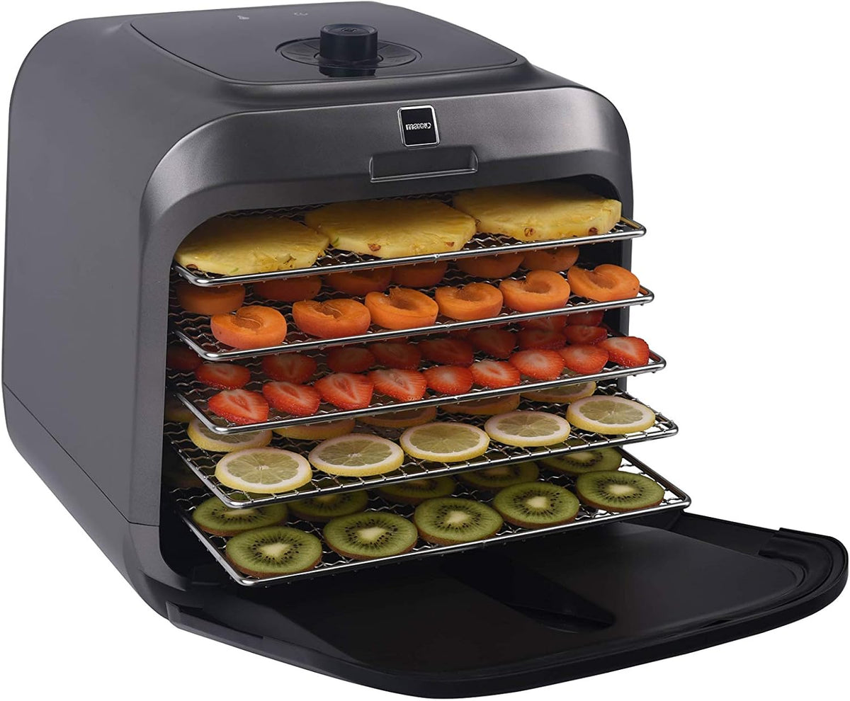 Maxxo, Essiccatori per alimenti, 500 W, 35 °C, Argento, acciaio inox, timer