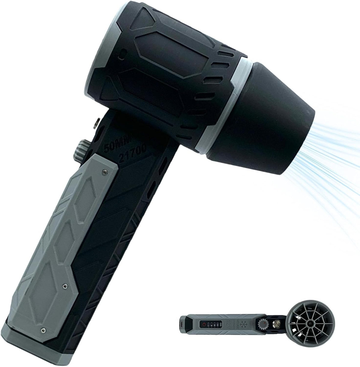 Générique, Aspiratori ad aria compressa, 64 mm, 1000 g, 12 V, Nero