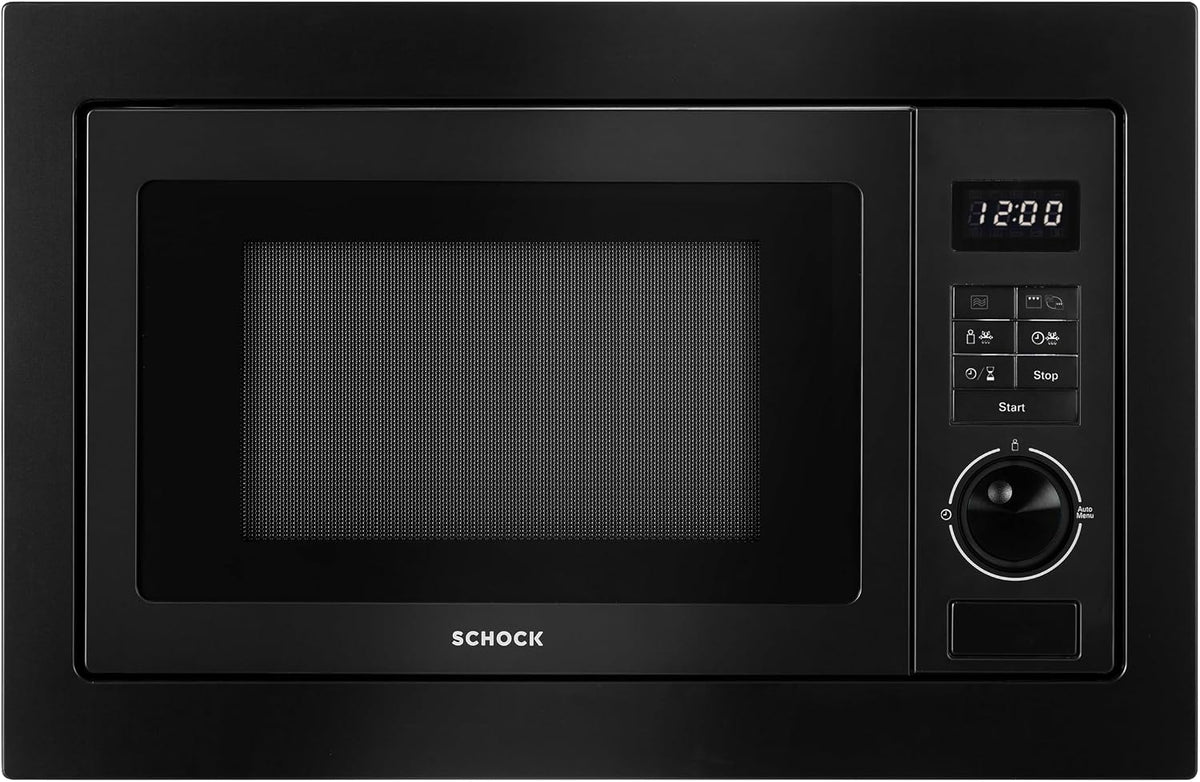 Glem, Forno da incasso, SMI253BK, 900 W, Argento/Nero, funzione grill, 5 funzioni