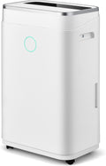 RELAX4LIFE, Deumidificatore, 25 L, 30 m, 40 dB, Bianco, timer