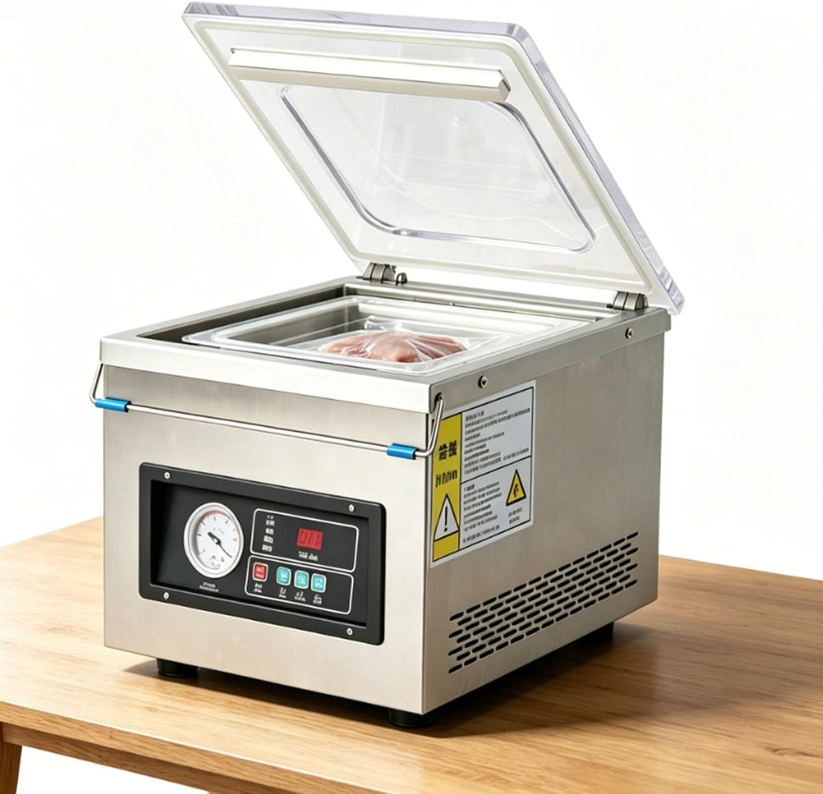 Macchine sottovuoto per alimenti, 370 W, Argento, acciaio inox