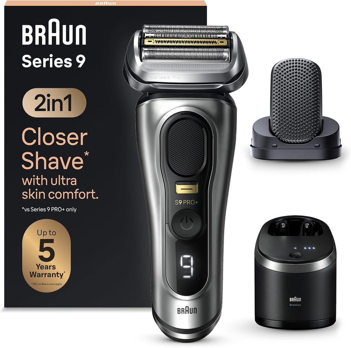 Braun, Rasoi a lamina, Marrone/Argento, 2 in 1