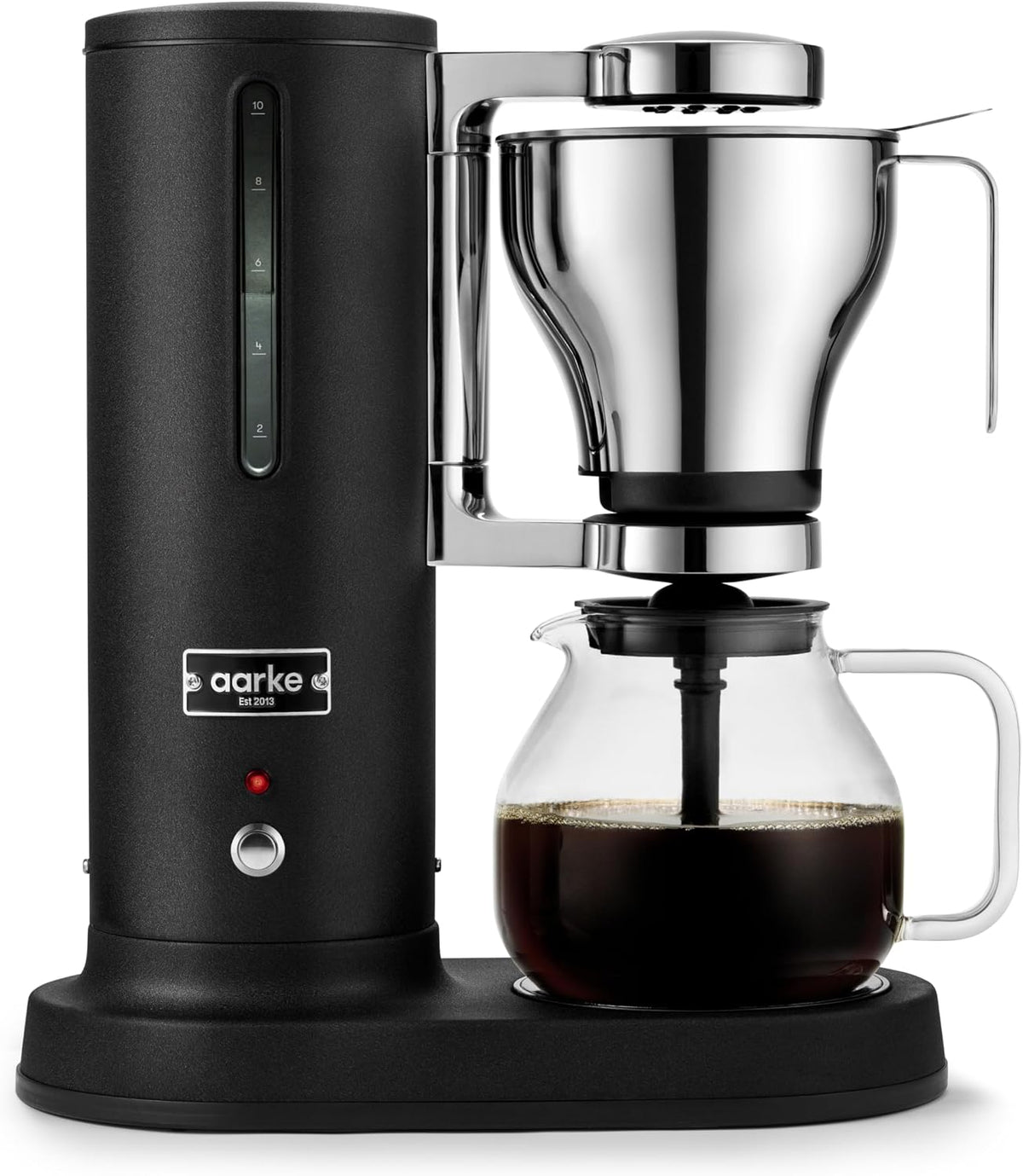 Macchina da caffè, aarke, 1,25 l, Nero/Argento