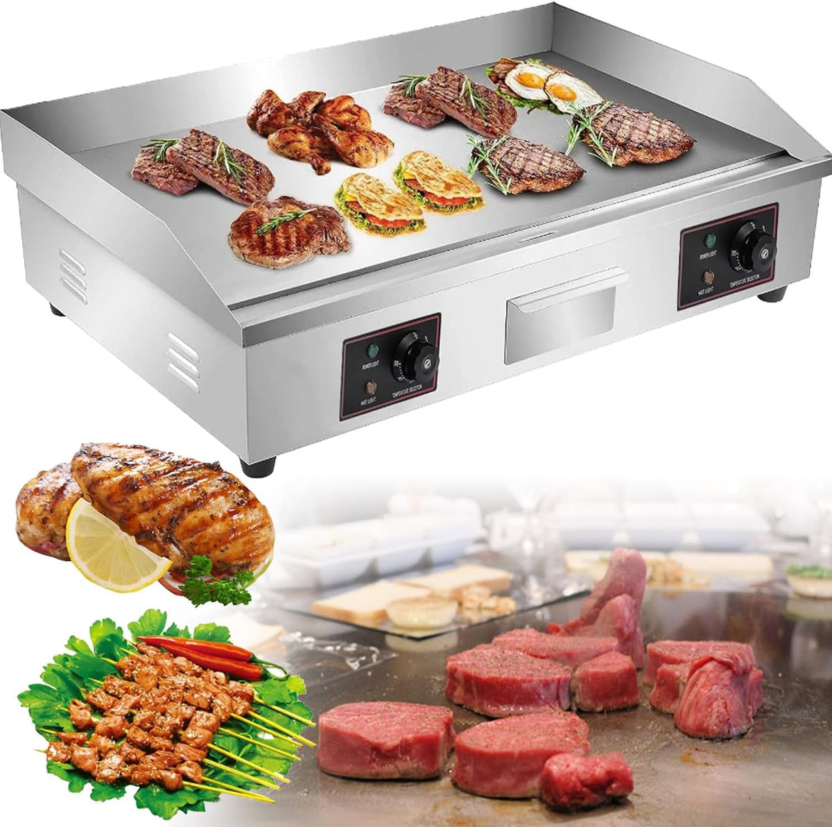 SaryEdge, Elettrodomestici per la cucina, Argento, acciaio inox