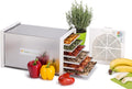 Tauro Essiccatori, Essiccatori per alimenti, 550 W, 3,5 Kg, 27x27x45 cm, Argento, acciaio inox