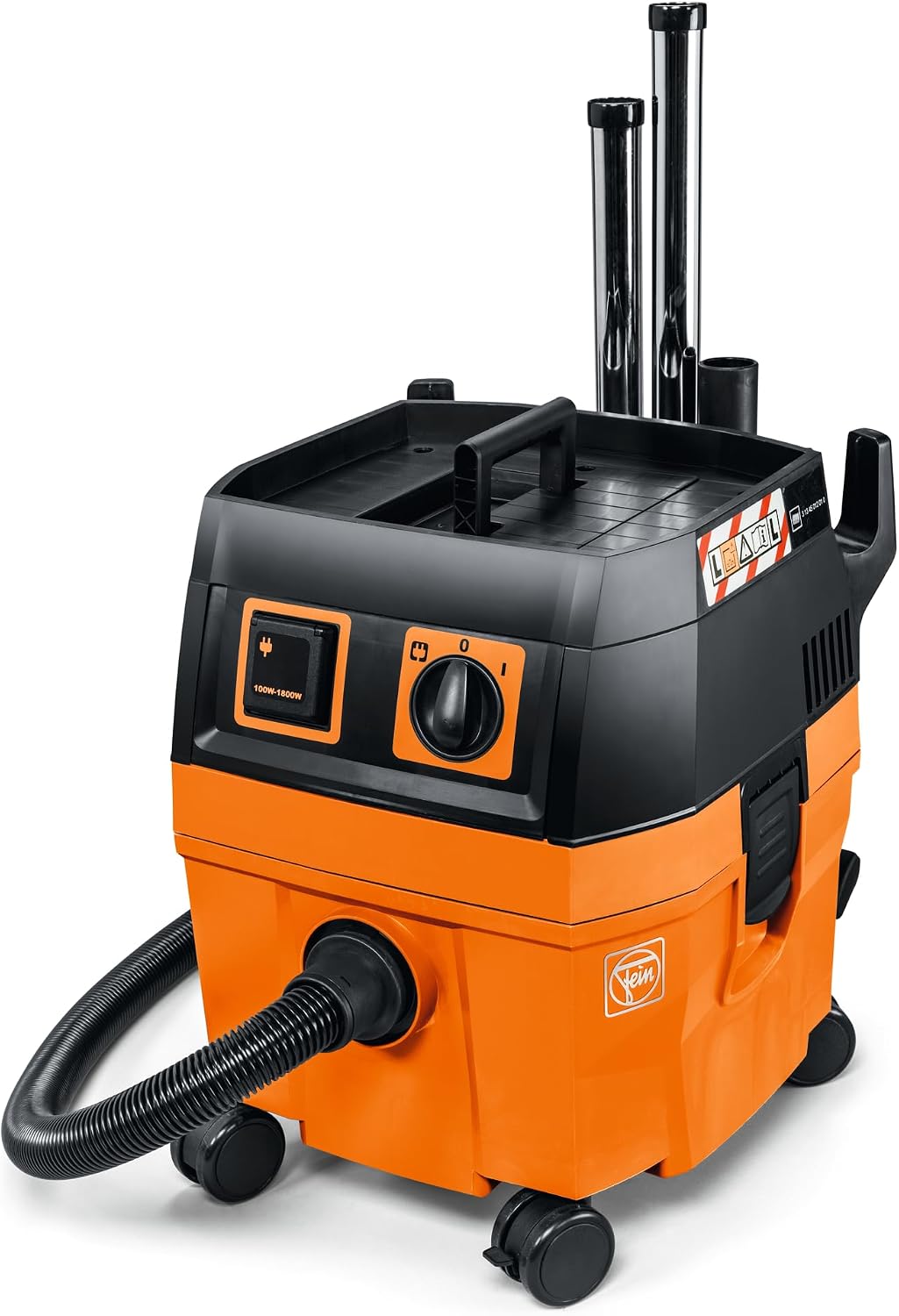FEIN, Aspirapolvere, 25 L, 7.5 m, 1380 W, Nero