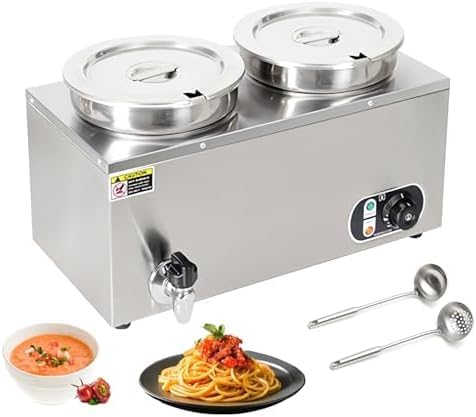 Vassoi scaldavivande, ZMJGLL, 110 V, 535 x 275 x 320 mm, 30-85 °C, Argento, acciaio inox
