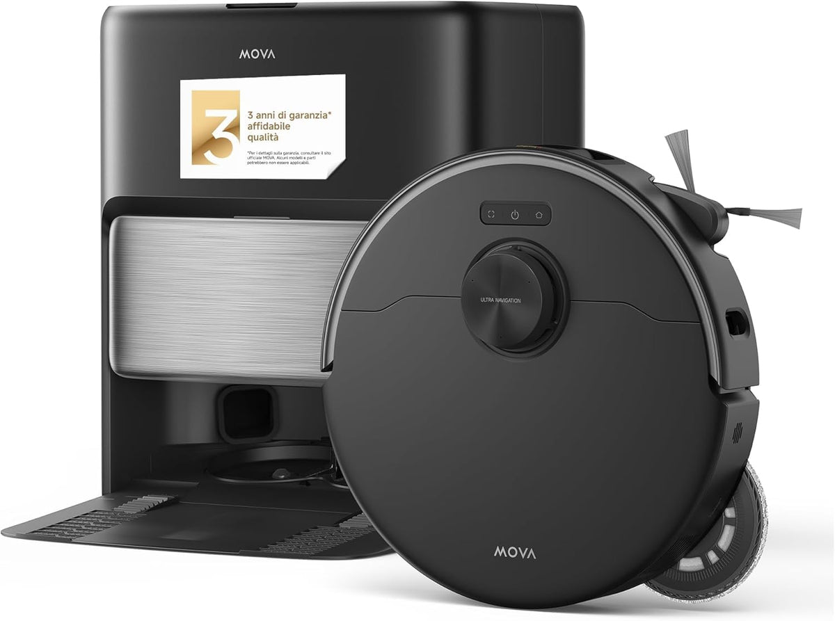MOVA, Robot aspirapolvere, P70, Nero