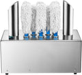 Pnpaea, Lavastoviglie, 10 cm, 110 V, 433 mm, Bianco, acciaio inox