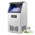 CREWORKS, Macchina per cubetti di ghiaccio, 59 kg/24h, 300 W, Argento, acciaio inox, autopulizia