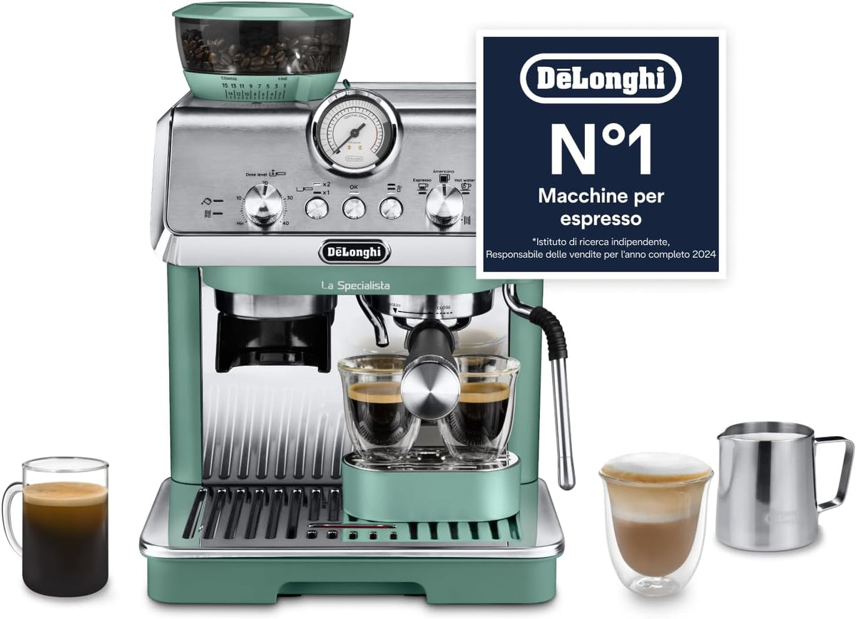 De'Longhi, Macchina da caffè, EC9155.GR, 1550 W, Verde