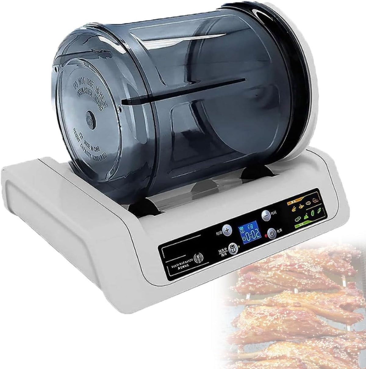 Macchine sottovuoto per alimenti, 5 litri, 33 x 24 x 25 cm, 4 W, Nero