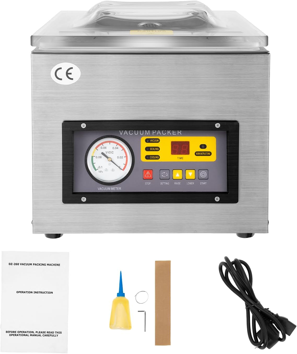 Tavolo, HOARLICN, 120 W, 220 V, 28 x 33 x 5,5 cm, Argento, acciaio inox
