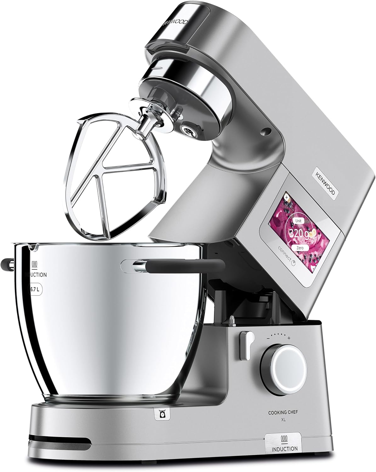 Kenwood, Robot da cucina, KCL95.424SI, 6,7 L, 1500 W, Argento, acciaio inox