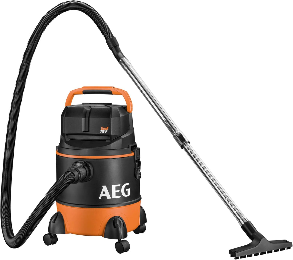 RYOBI, Aspirapolvere, BWD18-0, 18 V, 20 L, 8,0 Ah, Nero, filtro HEPA, funzionamento senza fili