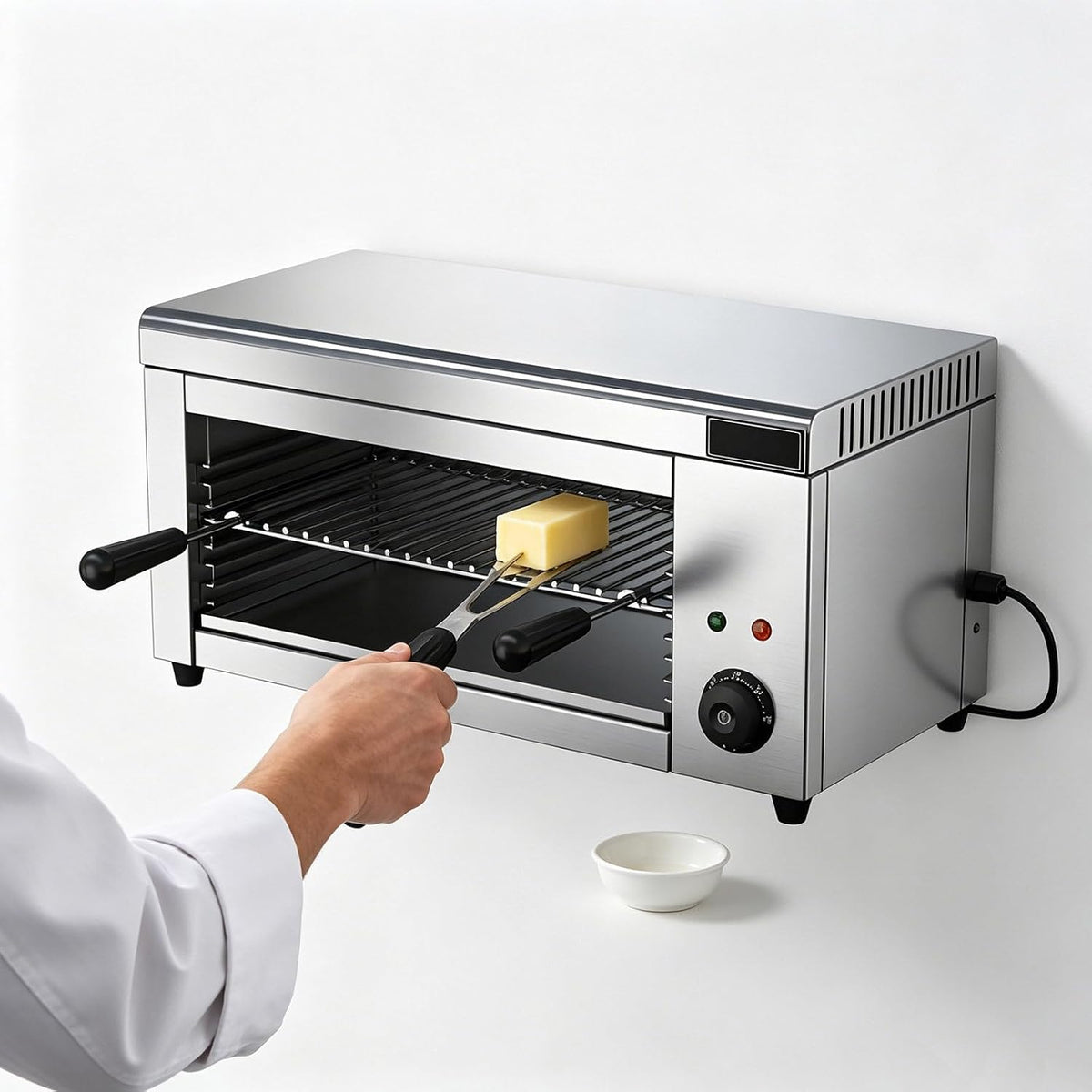 YXYLJOZ, Spiedi, 2000 W, 460x260 mm, 110 V, Nero, acciaio inox, funzione grill