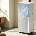HUANQIN, Condizionatore portatile, 5000 BTU, Bianco, telecomando, timer, motore inverter
