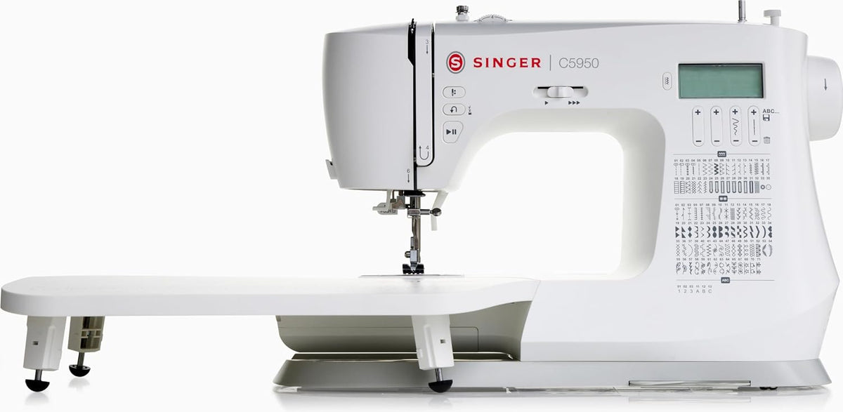 Singer, Macchina da cucire, C5955, Nero, illuminazione LED