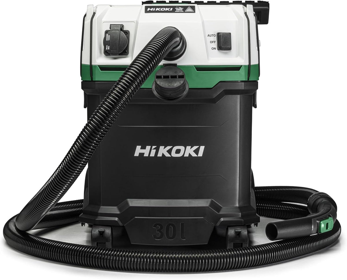 HIKOKI, Aspirapolvere, RP300YHWAZ, 1200 W, 30 litri, illuminazione LED