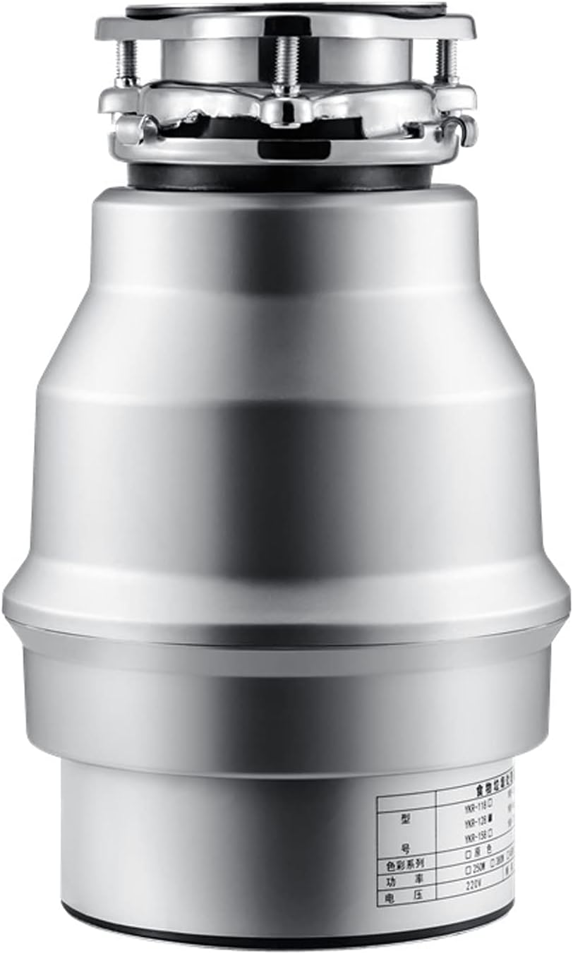 Tritarifiuti e parti, 330 x 230 x 39 mm, 550 W, 48 dB, Nero, acciaio inox