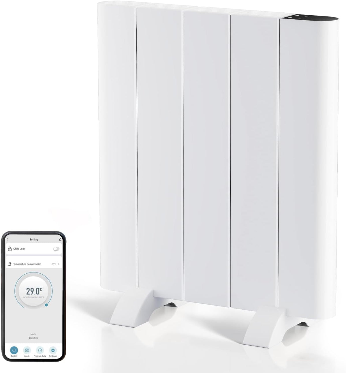 Stufe elettriche, EMKE, 700 W, 45,3 x 50 x 6 cm, 6,1 kg, Nero, timer, protezione dal surriscaldamento