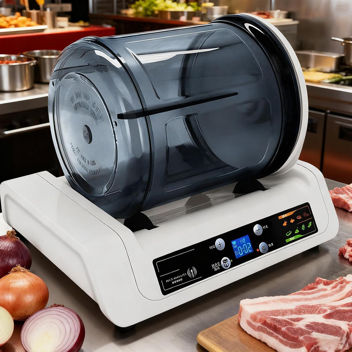 Batticarne, 5 l, 4 W, 3 kg, Nero, timer, spegnimento automatico