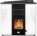 STUFE A PELLET ITALIA, Impianti di riscaldamento a pellet, 14 kW, 130 m, 100 Kg, Bianco, Wi-Fi