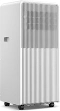 Wuufake, Condizionatore portatile, 12000 BTU, 16°C, 23 litri, Bianco, telecomando, timer, spegnimento automatico, 3 in 1