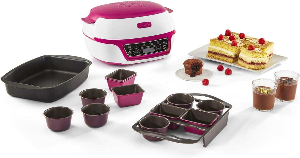 Tefal, Macchine per cupcake e muffin, KD810112, Nero, alluminio